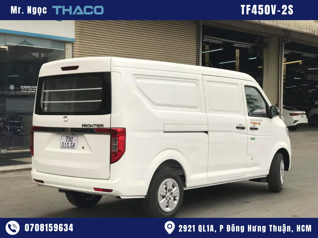Hình ảnh xe van 2 chỗ TF450