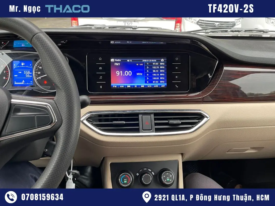 XE VAN THACO 2 CHỖ TF420