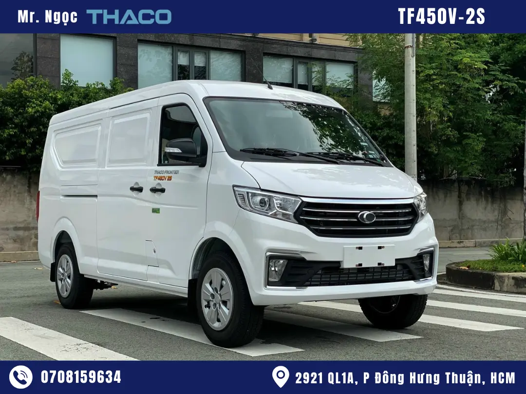 Hình ảnh xe van 2 chỗ TF450