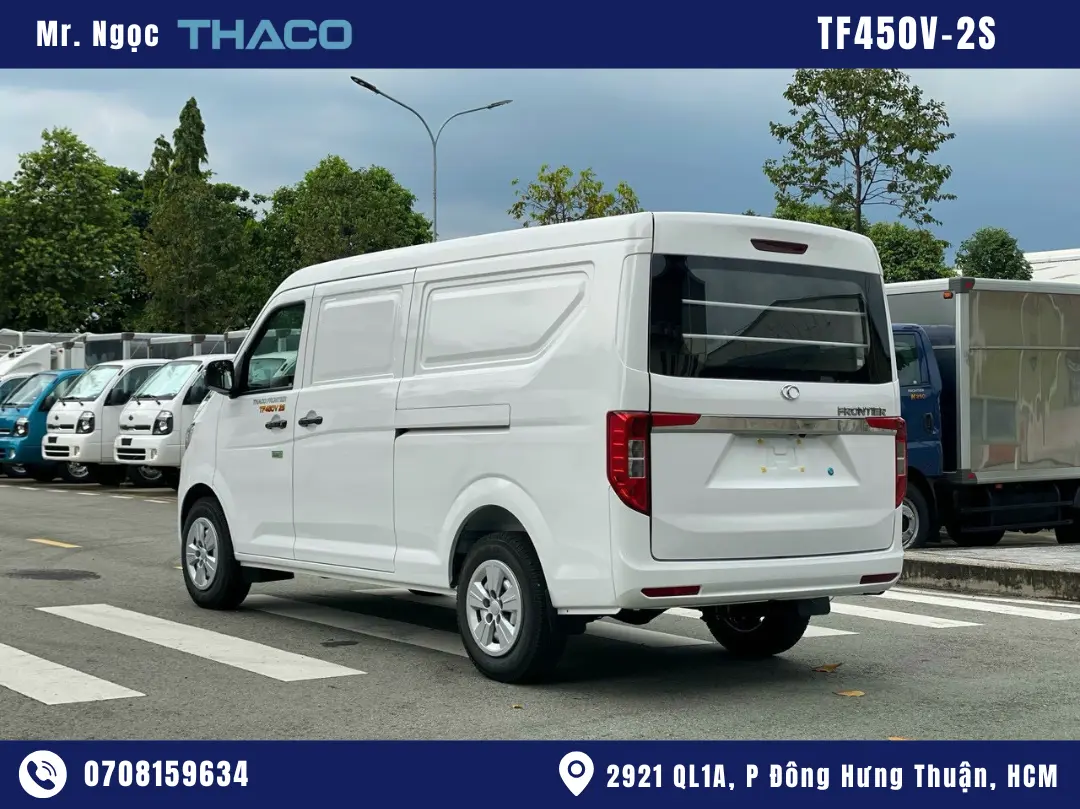 Hình ảnh xe van 2 chỗ TF450