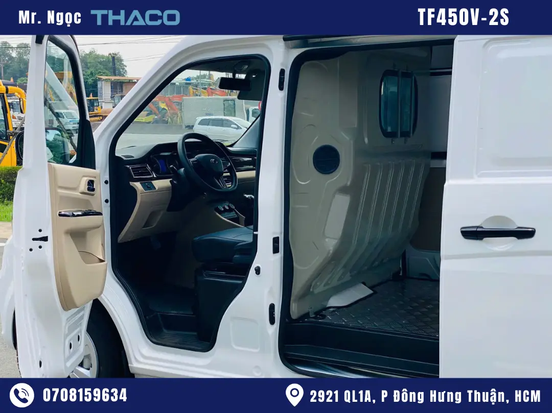 Hình ảnh xe van 2 chỗ TF450