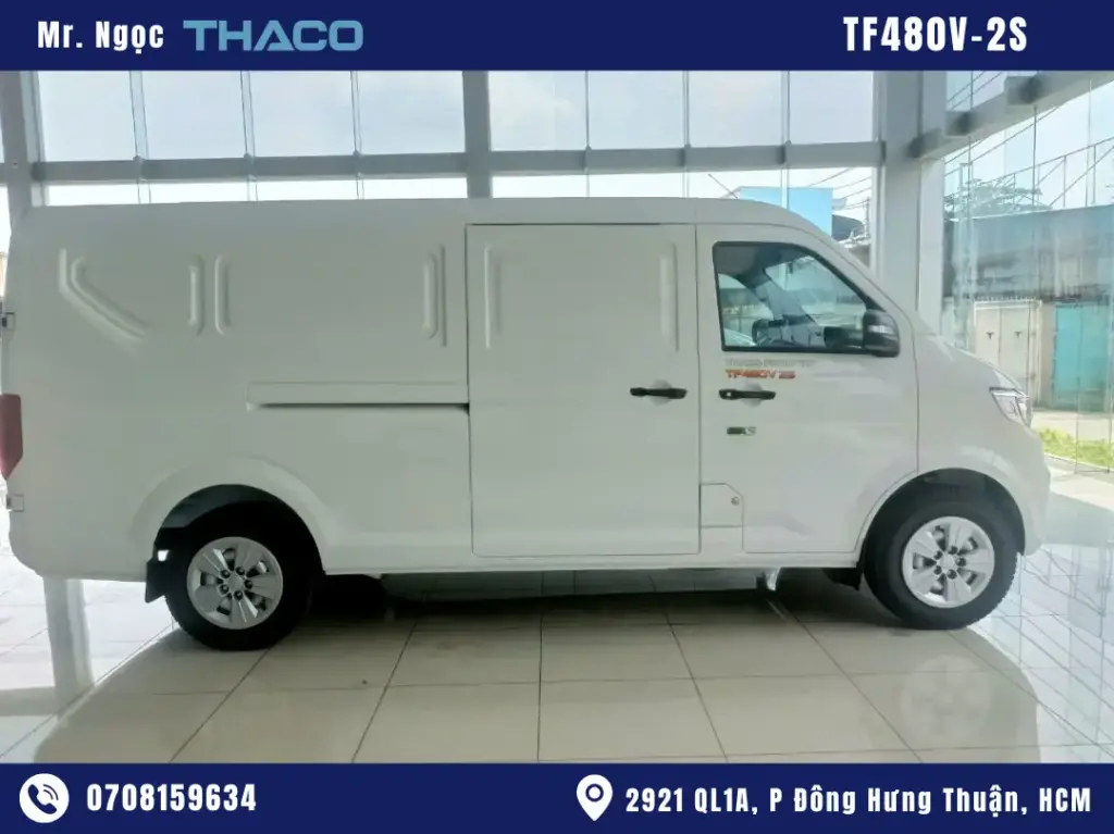 Hình ảnh xe van Thaco TF480 2 chỗ