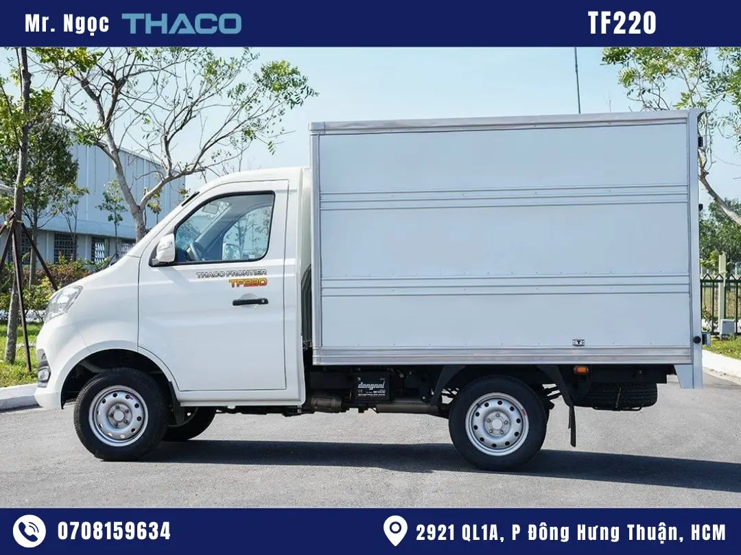 hình ảnh xe tải thaco 990kg