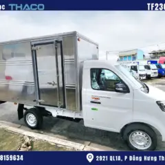 xe-tai-nhẹ-920kg hình ảnh xe tải thaco 920kg thùng kín màu trắng