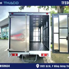 xe-tai-nhẹ-920kg hình ảnh xe tải thaco 920kg thùng kín màu trắng