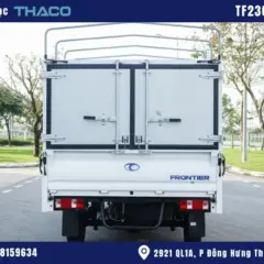 hình ảnh xe tải thaco 920kg thùng Mui Bạt màu trắng