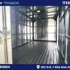 xe-tai-nhẹ-920kg hình ảnh xe tải thaco 920kg thùng kín màu trắng