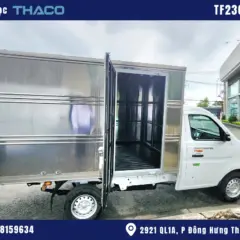 xe-tai-nhẹ-920kg hình ảnh xe tải thaco 920kg thùng kín màu trắng