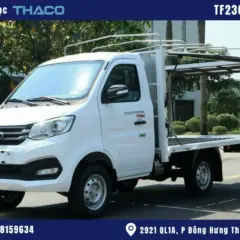 hình ảnh xe tải thaco 920kg thùng Mui Bạt màu trắng