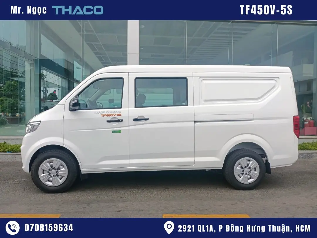 xe-van-5 chỗ hình ảnh xe van 5 chỗ TF450 màu trắng