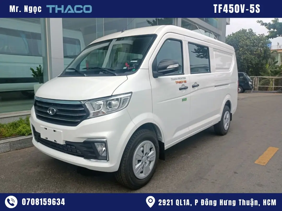 xe-van-5 chỗ hình ảnh xe van 5 chỗ TF450 màu trắng