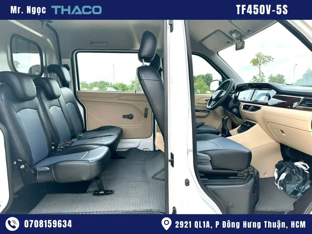 xe-van-5 chỗ hình ảnh xe van 5 chỗ TF450 màu trắng