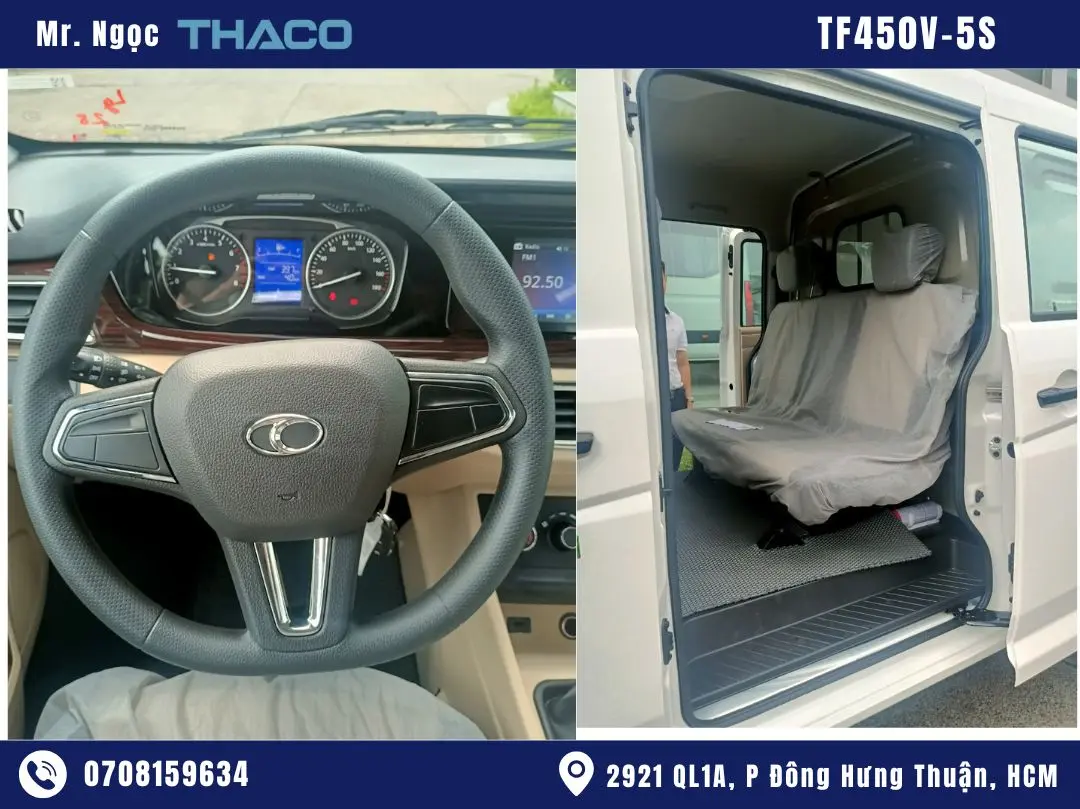 xe-van-5 chỗ hình ảnh xe van 5 chỗ TF450 màu trắng