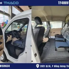 hình ảnh xe van 5 chỗ TF480 màu trắng