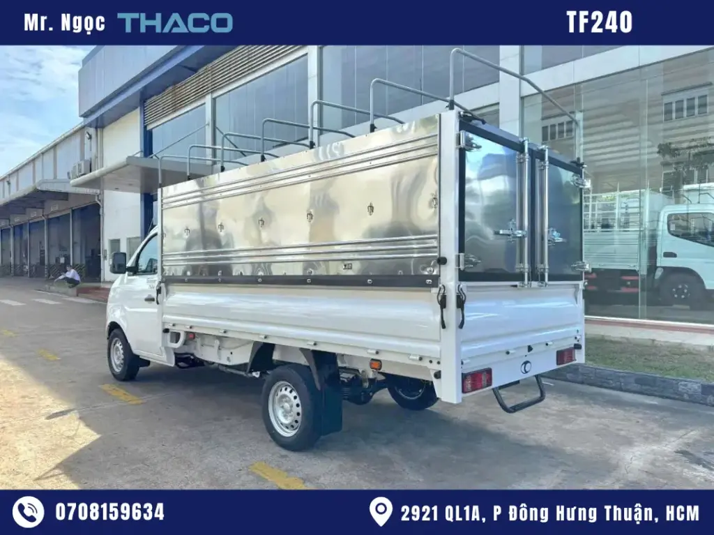 Xe Tải Thaco TF240 Thùng Mui Bạt 1350kg