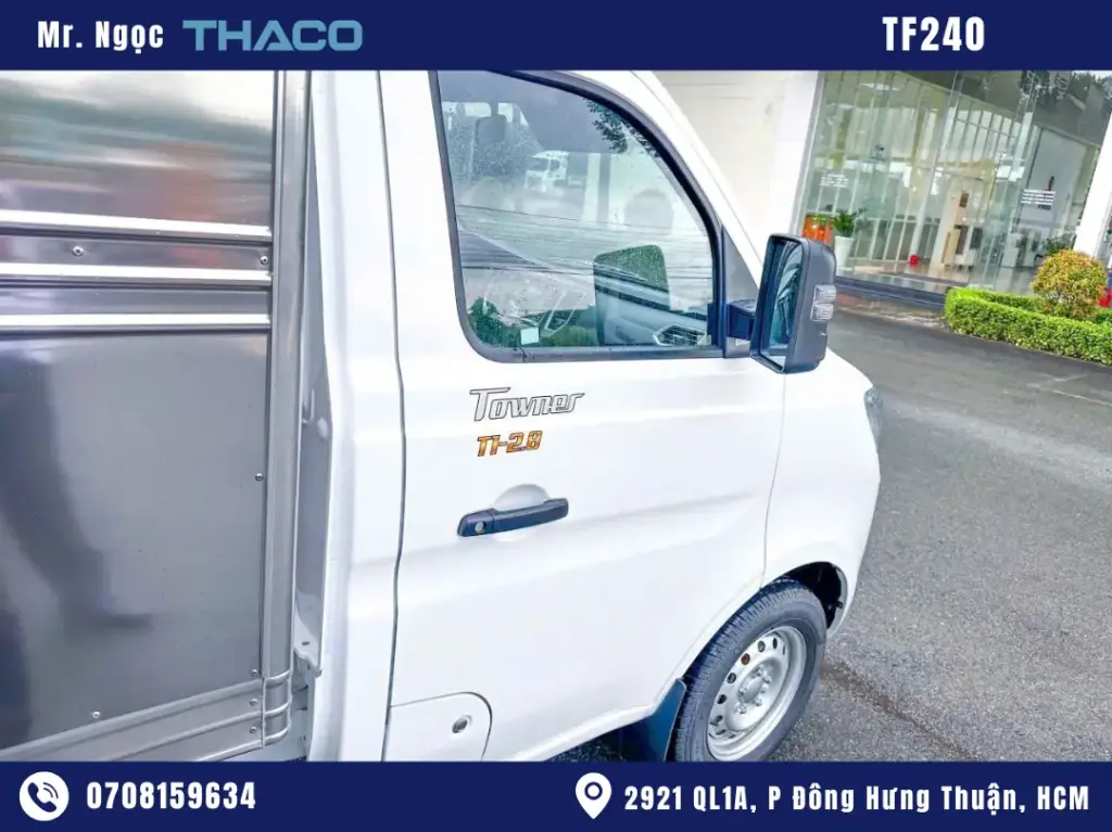 Xe Tải Thaco TF240 Thùng Kín 1350kg