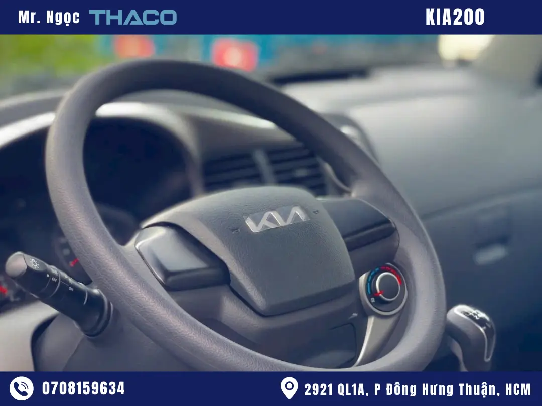 Xe Tải Kia K200 2 Tấn Thùng Kín