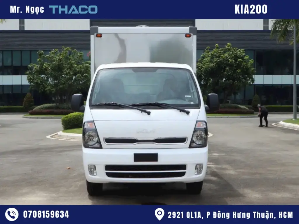 Xe Tải Kia K200 2 Tấn Thùng Kín