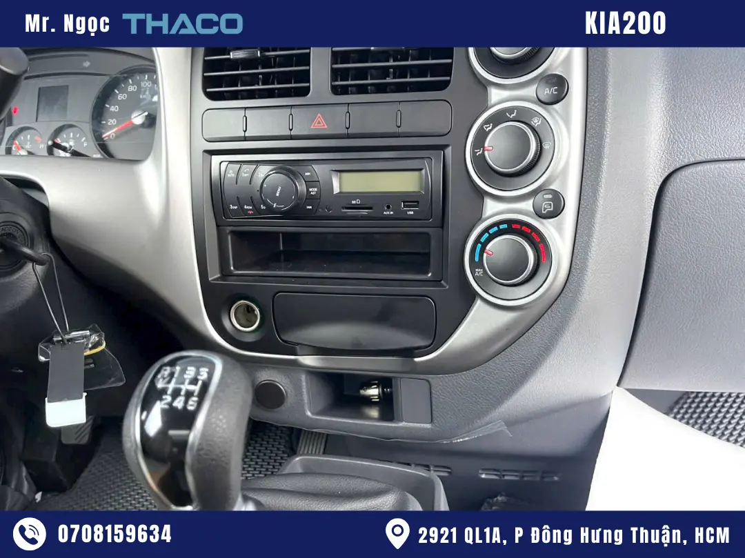 Xe Tải Kia K200 2 Tấn Thùng Kín