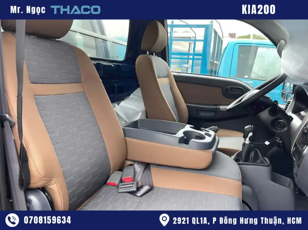 Xe Tải Kia K200 2 Tấn Thùng Kín