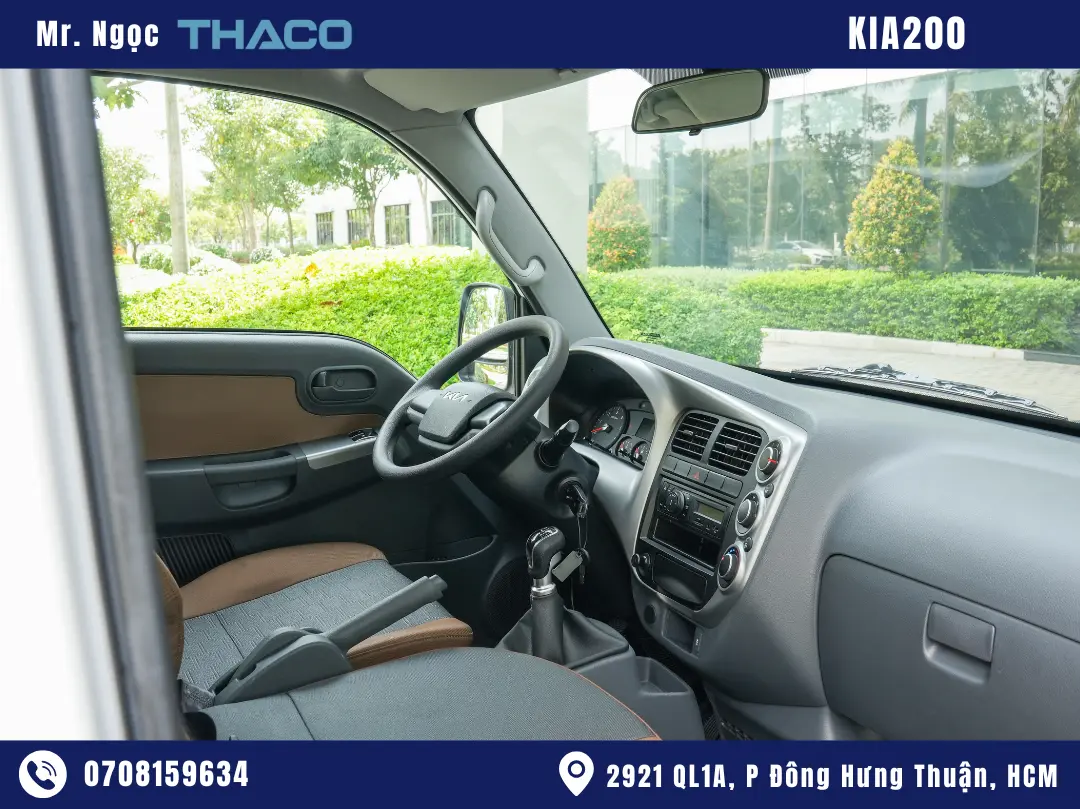 xe-tai-k200-2tấn-mui bạt Xe Tải Kia K200 2 Tấn Thùng Mui Bạt