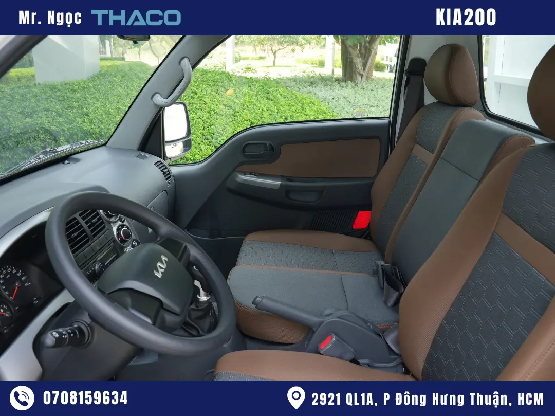 xe-tai-k200-2tấn-mui bạt Xe Tải Kia K200 2 Tấn Thùng Mui Bạt