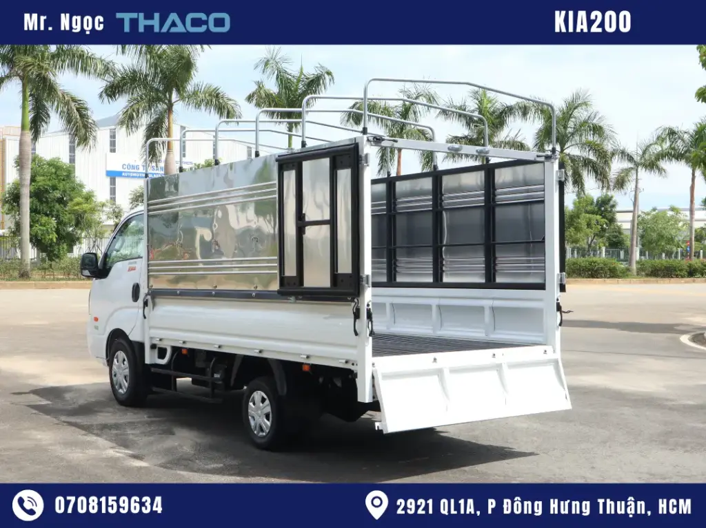 Xe Tải Kia K200 2 Tấn Thùng Mui Bạt