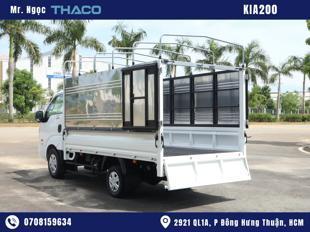 xe-tai-k200-2tấn-mui bạt Xe Tải Kia K200 2 Tấn Thùng Mui Bạt