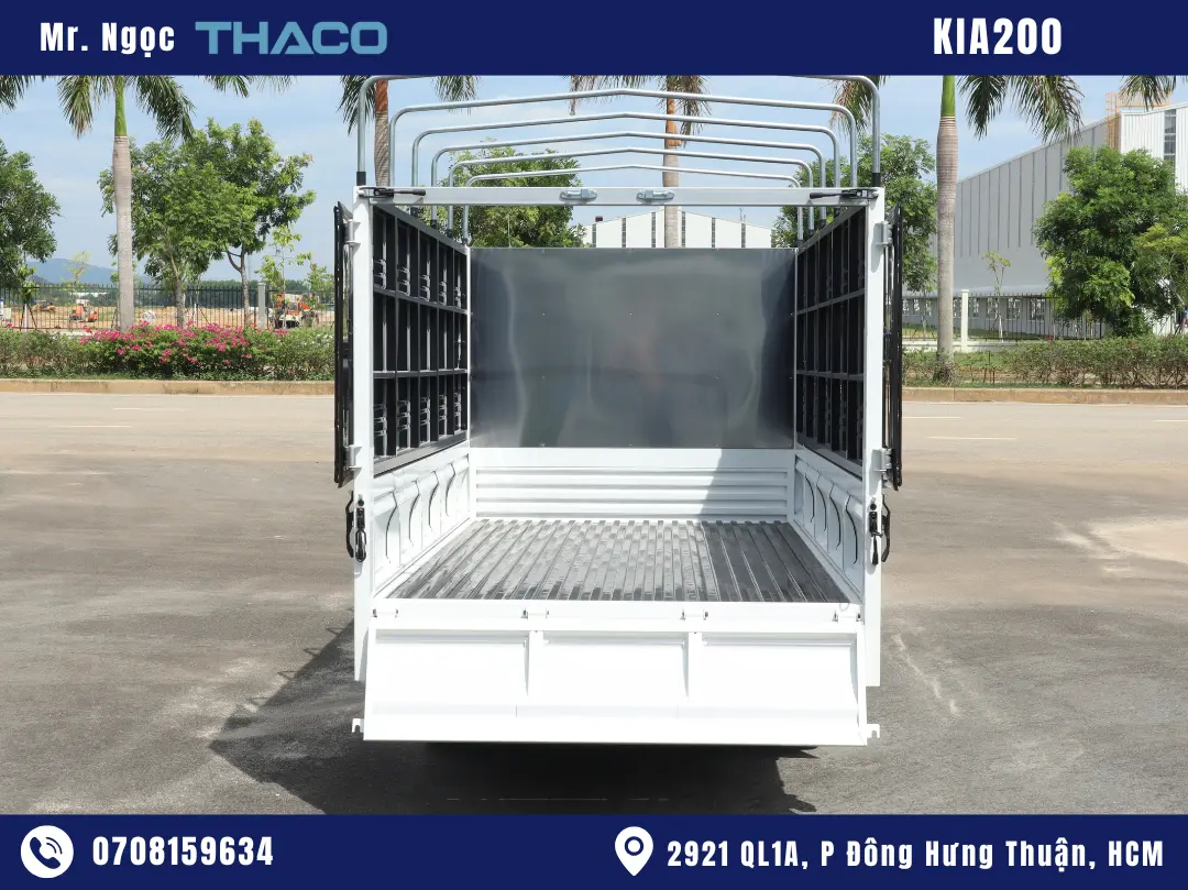 xe-tai-k200-2tấn-mui bạt Xe Tải Kia K200 2 Tấn Thùng Mui Bạt