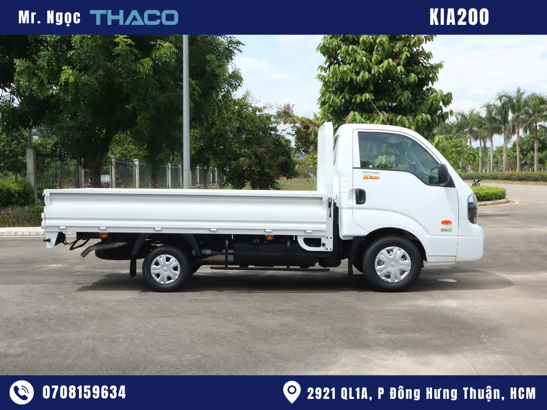 xe-tai-k200-2tấn-thùng lửng Xe Tải Kia K200 2 Tấn Thùng Lửng
