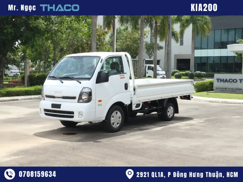 Xe Tải Kia K200 2 Tấn Thùng Lửng