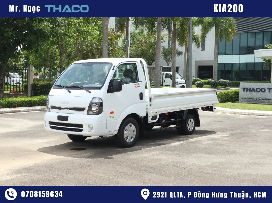xe-tai-k200-2tấn-thùng lửng Xe Tải Kia K200 2 Tấn Thùng Lửng
