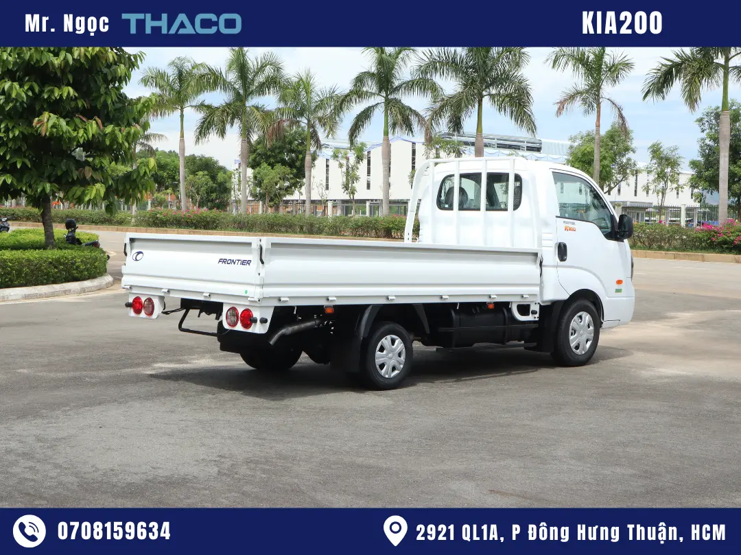 xe-tai-k200-2tấn-thùng lửng Xe Tải Kia K200 2 Tấn Thùng Lửng