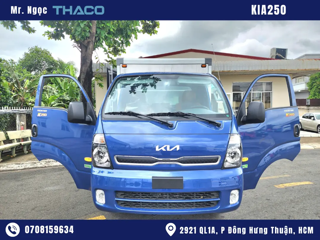 xe-tai-k250-thùng kín-2tấn49 Xe Tải Kia K250 2.49 Tấn Thùng Kín
