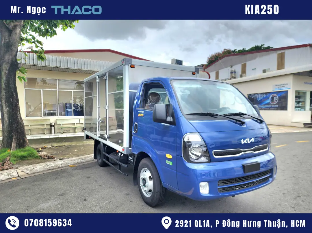 xe-tai-k250-thùng kín-2tấn49 Xe Tải Kia K250 2.49 Tấn Thùng Kín