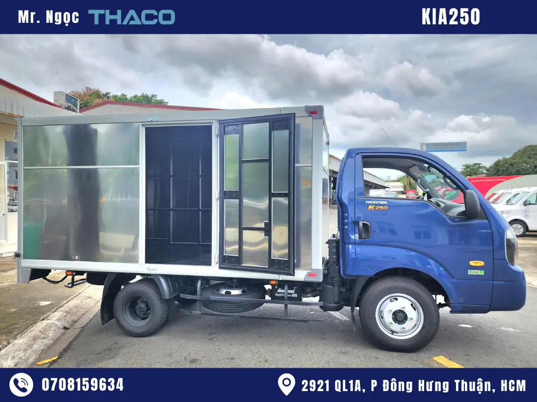 xe-tai-k250-thùng kín-2tấn49 Xe Tải Kia K250 2.49 Tấn Thùng Kín