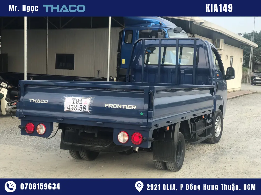 Xe Tải Kia K149 1.5 Tấn Thùng Lửng