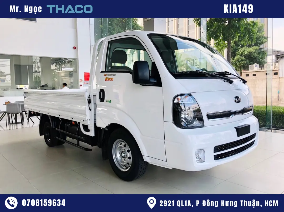 Xe Tải Kia K149 1.5 Tấn Thùng Lửng