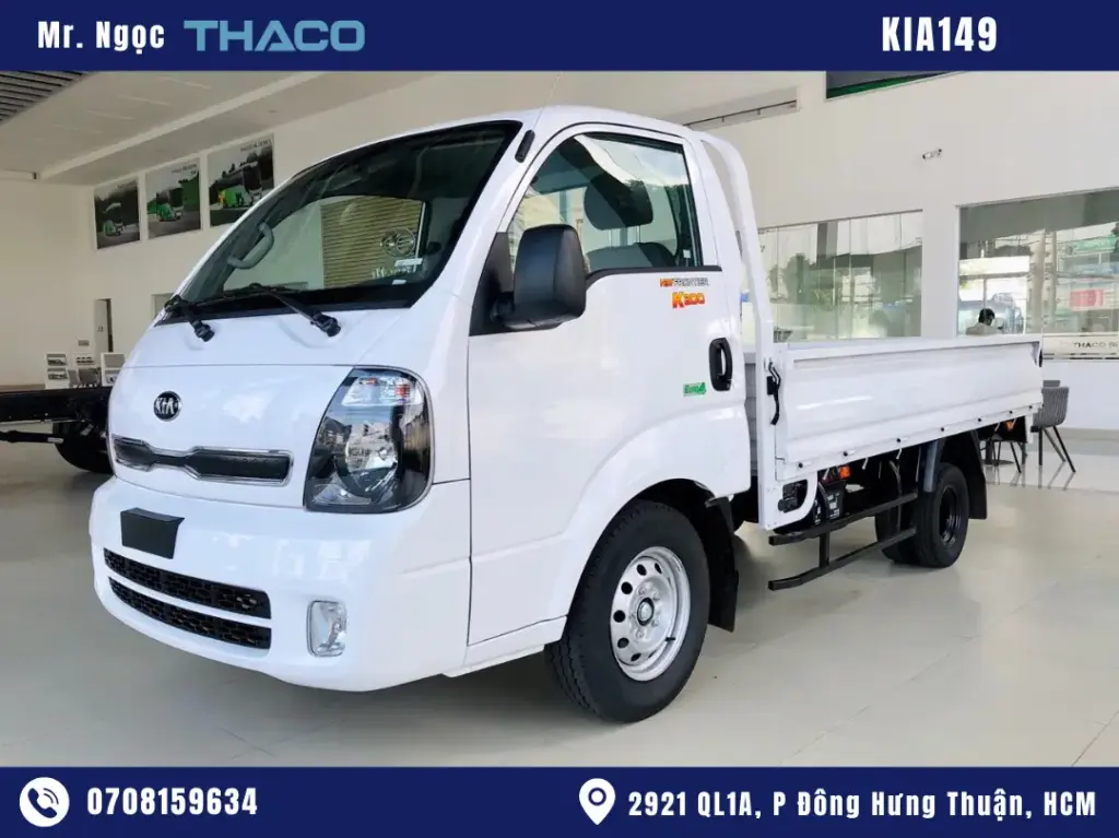 Xe Tải Kia K149 1.5 Tấn Thùng Lửng