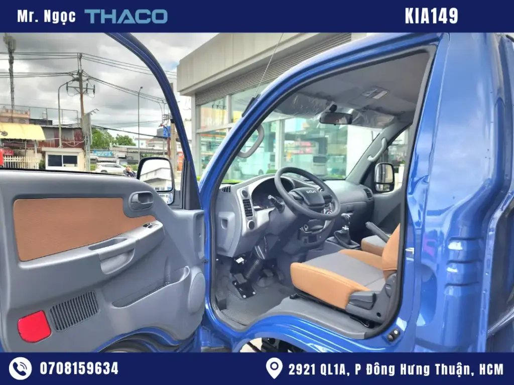Xe Tải Kia K149 1.5 Tấn Thùng Kín