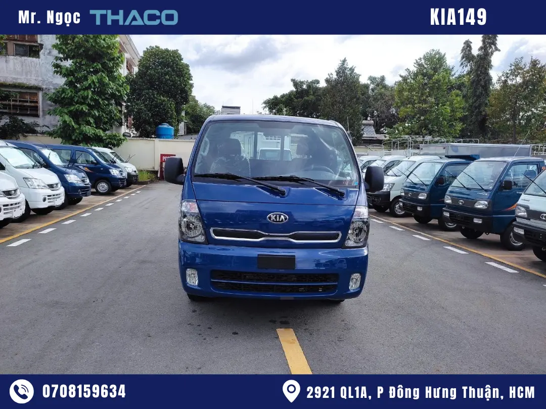 Xe Tải Kia K149 1.5 Tấn Thùng Lửng