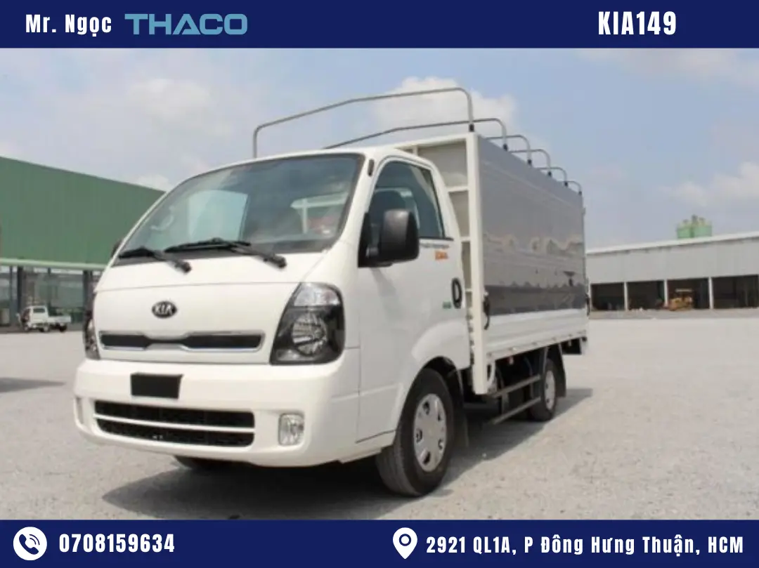 xe-tai-kia-1tấn4 Xe Tải Kia K149 1.5 Tấn Thùng Mui Bạt
