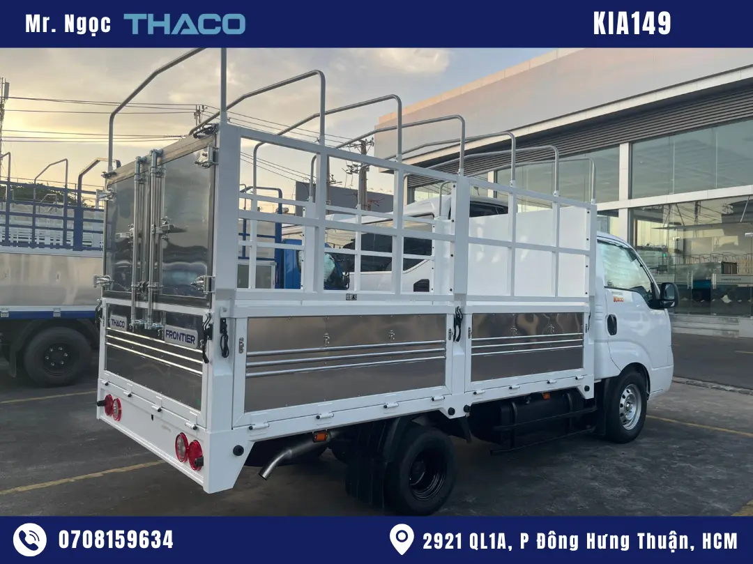 xe-tai-kia-1tấn4 Xe Tải Kia K149 1.5 Tấn Thùng Mui Bạt