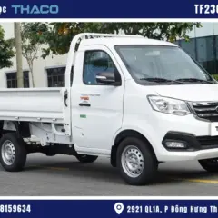 xe-tai-nhe-990kg hình ảnh xe tải thaco 990kg thùng lửng màu trắng