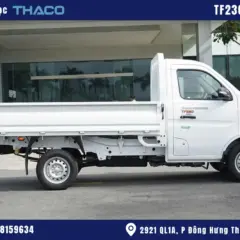 xe-tai-nhe-990kg hình ảnh xe tải thaco 990kg thùng lửng màu trắng